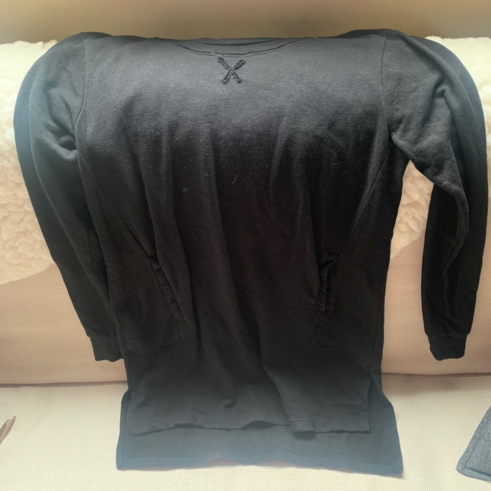 Black crew neck